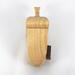 Handmade Wood Birdhouse Ornament Collectable Christmas Tree Ornament shapeed like a Christmas tree. Made from select-grade hardwoods, hand-sanded, and finished with a custom blend of oils and waxes using traditional woodworking tools.