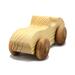 A handcrafted wooden toy convertible sports car, finished with a custom blend of oils and waxes, is the perfect gift for young children.