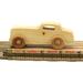 Handmade wooden toy car finished with mineral oil and beeswax, for kids aged three and up.