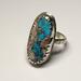 Morenci turquoise ring, size 9 turquoise ring