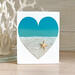 Beachy Valentine Sign, Coastal Valentine’s Day Sign, Heart Shape Coastal Decor, Beach House Sign, Love The Beach Sign, 3D Sand and Starfish Art, Beach Lover Gift, Coastal Tray, Beach Inspired