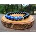 Stress and Negative Energy Protection Bracelet
Black Tourmaline (8mm) and Lapis Lazuli (8mm)

This top selling Rock My Zen combination was created with the intention to help stress and anxiety relief while helping to protect from negative energies. Please let me know in the "Notes to Seller" section if you do not want spacers on your bracelet.

Metaphysical properties of Black Tourmaline are said to help with:
-protection from negative energy including those from psychic attacks.
-grounding
-transmuting negative energy into positive

Metaphysical properties of Lapis Lazuli includes some of the following:
- stress and anxiety relief
- enhancing communication
- has been considered a stone of protection
- increasing self confidence
- considered a calming stone
- said to help with reducing panic attacks