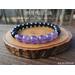 Empath Protection Amethyst and Black Tourmaline Elastic Bracelet by Rock My Zen