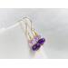 Amethyst and gold earrings by MariesGems