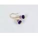 Amethyst and gold earrings by MariesGems