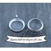 Open locket with instructions on adding your pet's hair.