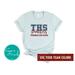 Customized School Spirit Shirts for Coaches, Personalized Team Shirt, School Letters and Team Colors, Custom Mascot Game Day Shirt, Coach Appreciation Gift