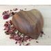 wooden heart bowl candle