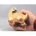Handmade wooden push toy dinosaur made from select grade hardwoods and finished with a non-toxic coating.