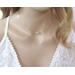 Raw Herkimer Diamond Bridal Back Necklace
