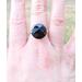 Faceted Round Onyx Wire Wrapped Ring by Rock My Zen