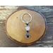 Tourmaline Quartz and Black Tourmaline Protection Amulet Hamsa Keychain by Rock My Zen