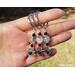 Tourmaline Quartz and Black Tourmaline Protection Amulet Hamsa Keychain by Rock My Zen