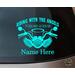 ​Riding With The Angels Motorcycle In Memory Vinyl Decal