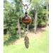Tiger Eye and Tourmaline Feather Keychain by Rock My Zen