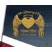 In Loving Memory Angel Wings Heart Vinyl Decal
