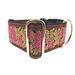 satin lined wide buckle dog collar or wide martingale dog collar for large dog