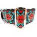 satin lined wide buckle dog collar or wide martingale dog collar for large dog