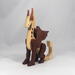 Handmade Wood Dragon Fantasy Animal Toy Figurine Made From Select Grade Hardwoods and Finished with Oil and Bees Wax