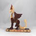 Handmade Wood Dragon Fantasy Animal Toy Figurine Made From Select Grade Hardwoods and Finished with Oil and Bees Wax