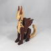 Handmade Wood Dragon Fantasy Animal Toy Figurine Made From Select Grade Hardwoods and Finished with Oil and Bees Wax