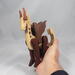 Handmade Wood Dragon Fantasy Animal Toy Figurine Made From Select Grade Hardwoods and Finished with Oil and Bees Wax