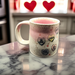pink valentines day  mugs
