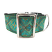 satin lined wide martingale collar for large dog