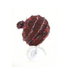Handknit Beanie Hat with Pom Gingerbread color composition
