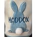 Blue Personalized Easter Bunny BAsket