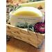 Fragrance free shampoo bar in natural beauty products basket by Slow Botanicals for gift giving of handcrafted hair care haircare products