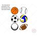 Sports Balls SVG and Clipart Bundle