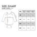 A rabbit skins 4411 size chart is shown. The chart shows that a newborn size has a 7 1/4 in width, 17 1/2 length, and 8 3/8 sleeve. The 6M size has a 8 3/4 in width, 18 1/2 length, and 8 5/8 sleeve. It also shows the 12M and 18M sizes.
