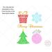 Christmas Filigree Ornaments SVG and Clipart Bundle