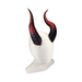 red and black dragon horns