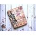 Vintage Ephemera Blank Notebook or Journal with coffee stained paper