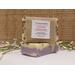 Handmade Lavender Chamomile soap bar. Essential oil scented. Organic lavender buds sprinkled on top. Wrapped in a brown burlap ribbon.