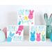 Easter Peep Signs, Easter Peep Signs, Love My Peeps, Jeepers Peepers, Hello Peeps, Spring Trio

Celebrate Easter with these adorable Peep Signs! These charming 3.5 x 3.5 signs are a wonderful addition to your springtime decor. Featuring bright, cheerful colors and endearing phrases like "Jeepers Peepers," "Hello Peeps," and "Love My Peeps," this trio is sure to bring a smile to your face. Whether displayed on a shelf or windowsill, or added to a tiered tray display, these signs are a delightful way to spread Easter cheer. Who could resist these lovable Peeps?