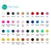 Flat Vinyl Colors