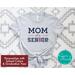 Personalized Class of 2025 Mom of a Senior Shirt in School Colors, Custom Senior Gifts, Graduation Gift for Mom, Mom of Graduate Tshirt for Senior Gift Basket