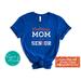 Personalized Class of 2025 Mom of a Senior Shirt with Custom Team Mascot, Graduation Gift for Mom of Grad in School Colors, Mom of Graduate Tshirt