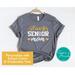 Personalized Class of 2025 Senior Mom Shirt with Custom Team Mascot, Graduation Gift for Mom of Grad in School Colors, Mom of Graduate Tshirt