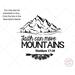 Faith Mountains SVG and Clipart