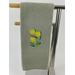 Green Mist Towel with small yellow tulip group