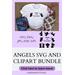 Angels SVG and Clipart Bundle