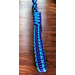 Paracord Short Leash for Dogs 12" ~ Purple & Blue - Large Dogs
