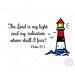 Inspirational Lighthouse Bible Verse SVG and Clipart