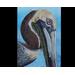 Pelican painting closeup