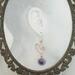 Lilac & Blue Cactus Inspired Copper Enamel Dangles