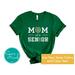 Personalized Class of 2025 Shirt for Graduation Gift for Her, Archery Mom of a Senior 2025 in School Colors, Custom Senior Gifts for 2025 Graduates